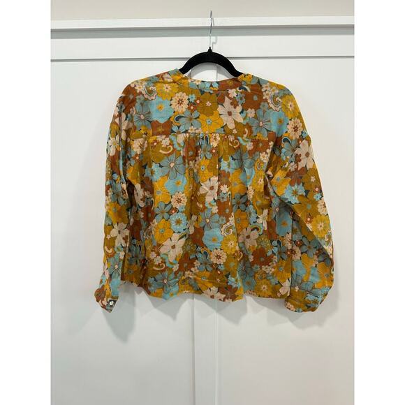 Sundry Retro Floral Blouse Size 0(XS) - Picture 2 of 5